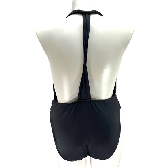 Good American NEW Waist Cincher One-piece Swimsuit In Matte Black Plus Size 3X - Picture 6 of 16